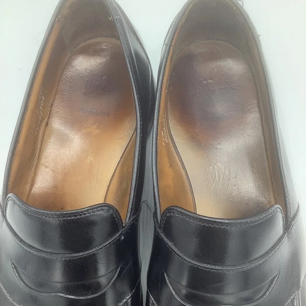 Allen Edmonds Randolph Shell Cordovan Penny Loafer Shoes Size 11.5 MSRP $750‎